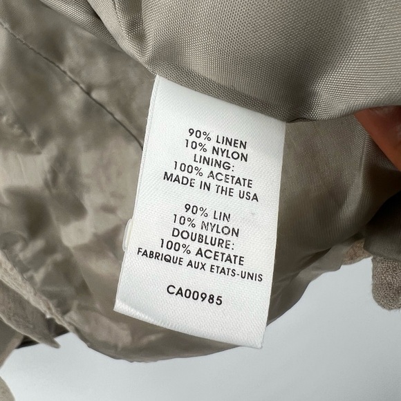 Nanette Lepore cream blazer jacket size 8 - Picture 8 of 9